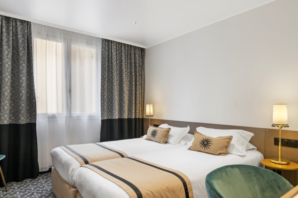 Le camere dell'hotel : comodità e calma Le camere dell'hotel : comodità e calma