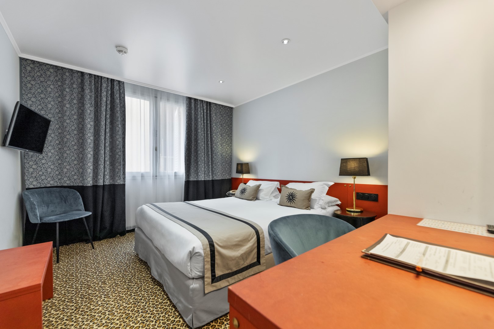 Le camere dell'hotel : comodità e calma